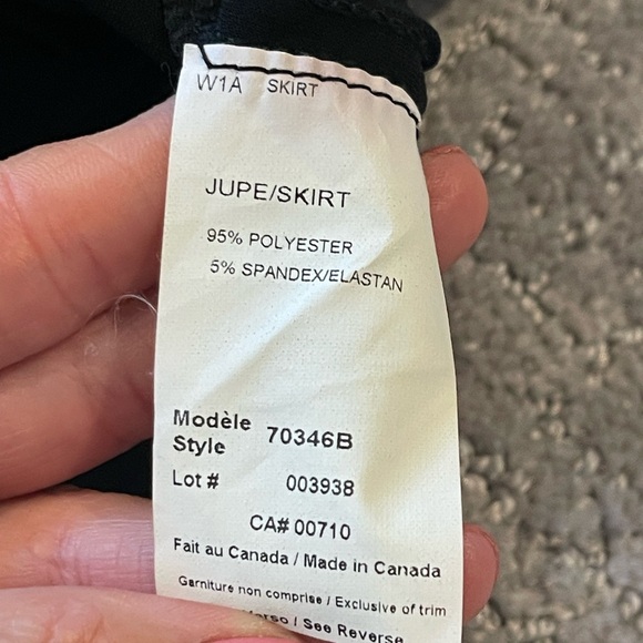 Joseph Ribkoff Black A Line Midi Skirt, Fitted Waist With Elegant Pleats, US 8 - Picture 7 of 13